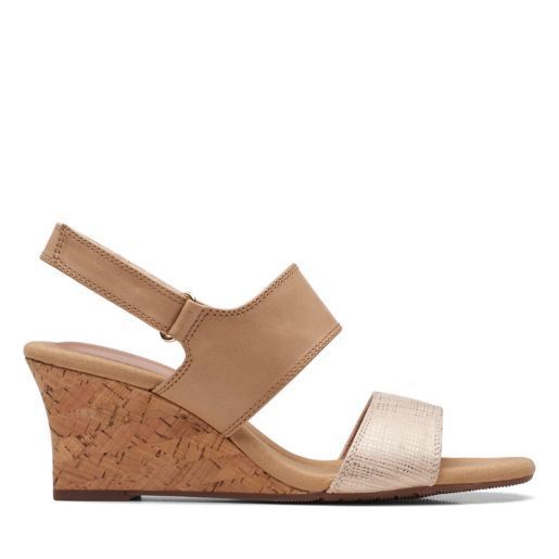 SANDALE CLARKS -  KYARRA FAYE BEIGE